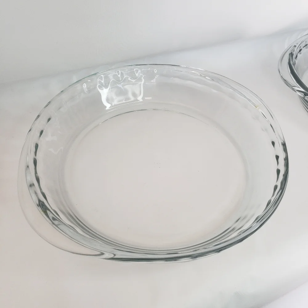 Pie Plate Bakeware Glass 8 Inches Diameter